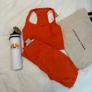 Beyond Yoga Vibrant Orange Leggings